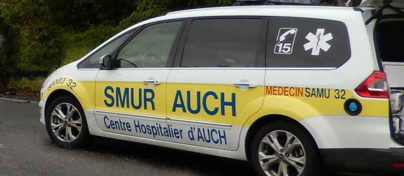 Accident de moto-cross