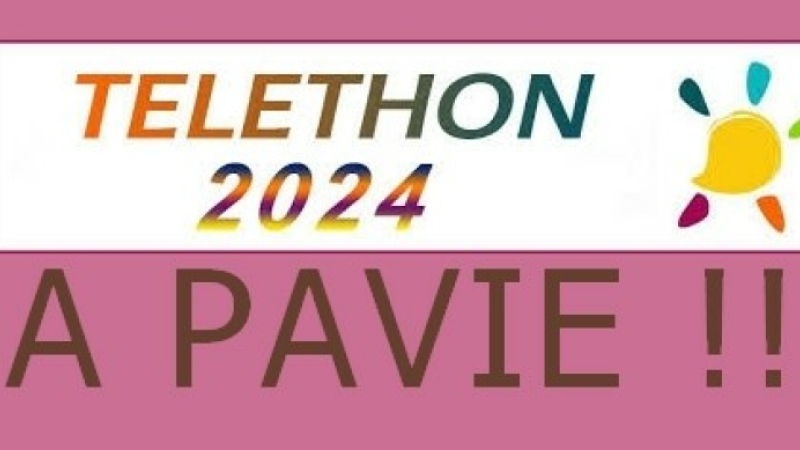 Pavie sur son Téléthon