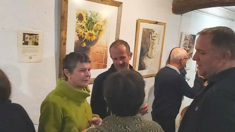 L'artiste Carole Joubin aux Sept Péchés Capiteux