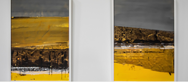 Peintures d'Alain Ballereau à la Galerie Bleue-Plaimont
