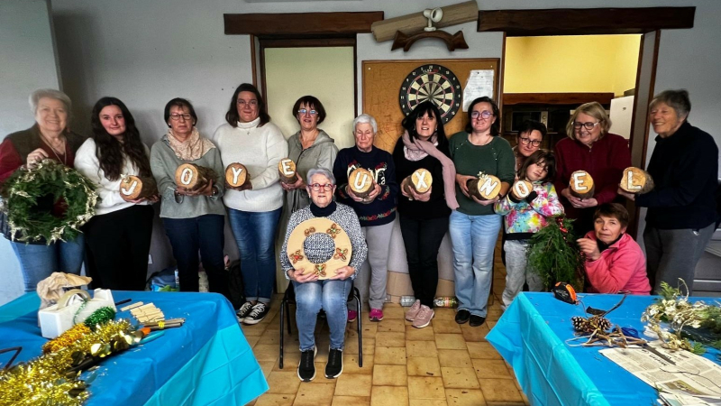 Atelier de décorations de Noel
