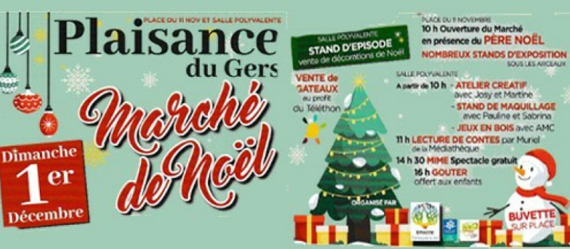 Un grand marché de Noël