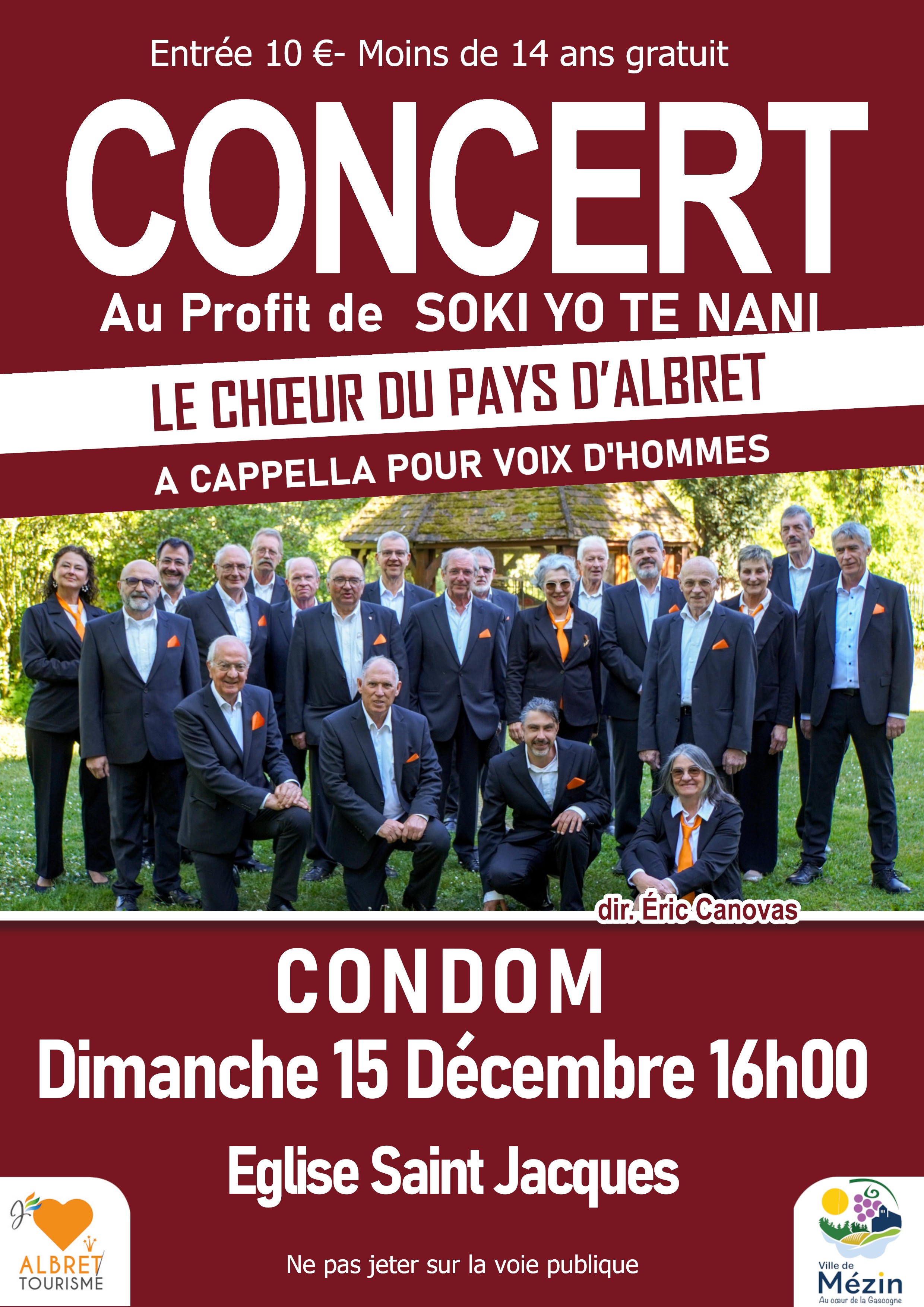 Affiche du Choeur du Pays d'Albret
