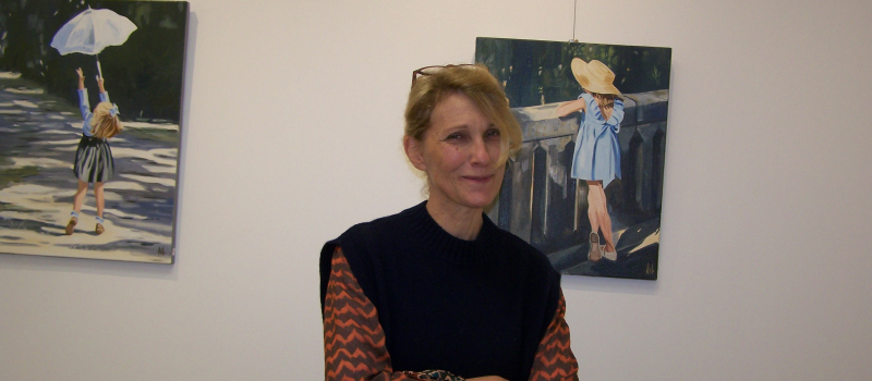 Une ode à l'enfance présentée par l'artiste peintre Anne-Sophie de Galard, à la galerie " L'Arcade" de Saint-Clar.