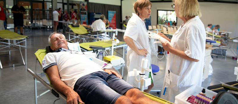 Nogaro: l'EFS reverse 1 euro à «EnfantsCancers Santé» pour chaque don de sang