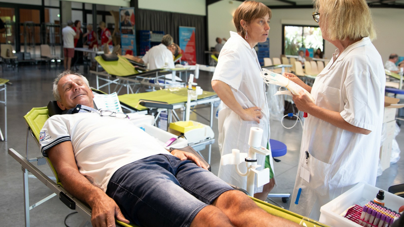 Nogaro: l'EFS reverse 1 euro à «EnfantsCancers Santé» pour chaque don de sang