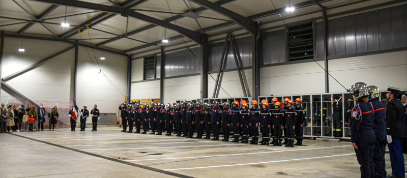 Les sapeurs pompiers du centre de secours ont fêté leur sainte patronne : Sainte Barbe.