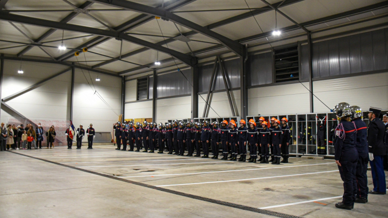 Les sapeurs pompiers du centre de secours ont fêté leur sainte patronne : Sainte Barbe.