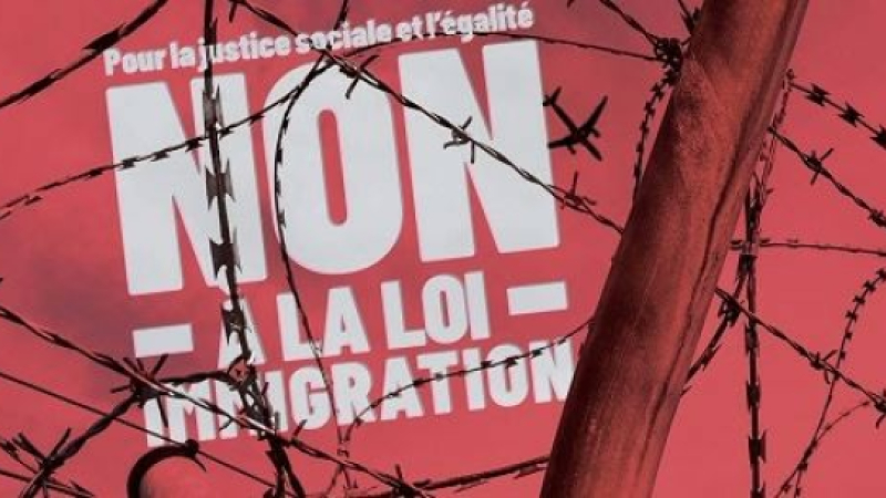 Loi immigration : manifestation contre la loi le 18 décembre à 18 heures