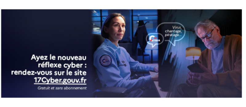 Pour lutter contre la cybermalveillance, lancement du 17Cyber, l'équivalent numérique du 17