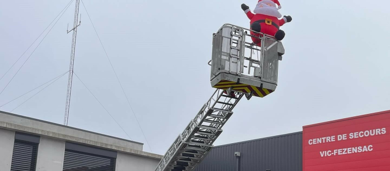 Un château gonflable chez les pompiers dimanche !
