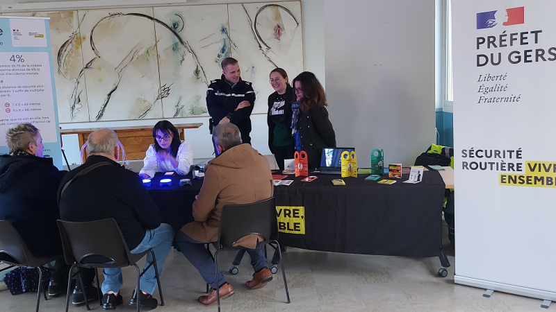 Sécurité routière : opération de sensibilisation à l'approche des fêtes