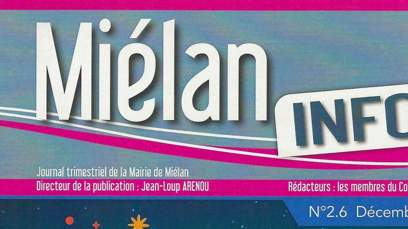 Miélan Info est paru