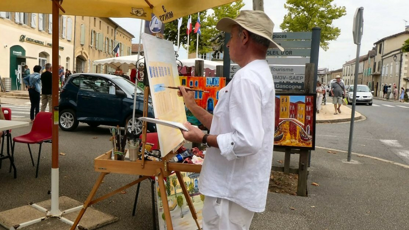 A compter du 10 janvier, superbe exposition des peintures de Philippe Abadie