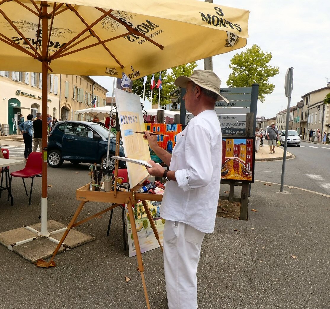 Quand Philippe peint la Place Carnot
