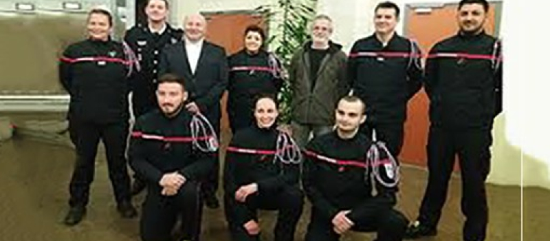 Sainte Barbe au centre de secours