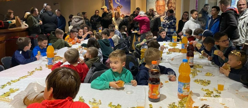 Galette des rois puis séance cinéma pour l’école de foot de l'UAV !