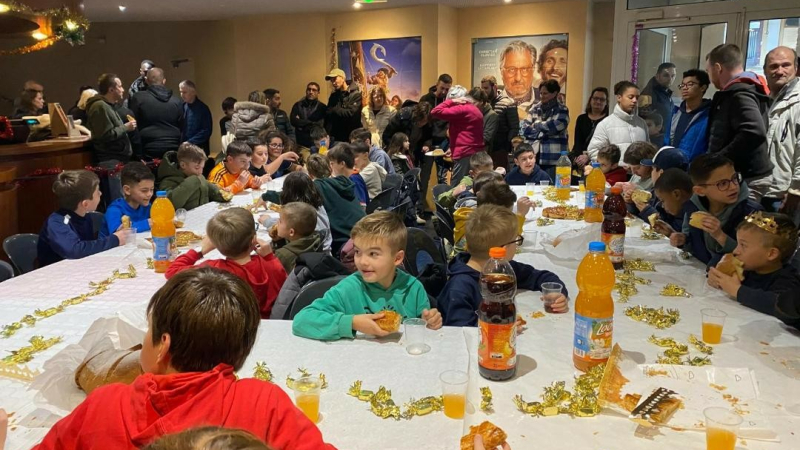 Galette des rois puis séance cinéma pour l’école de foot de l'UAV !