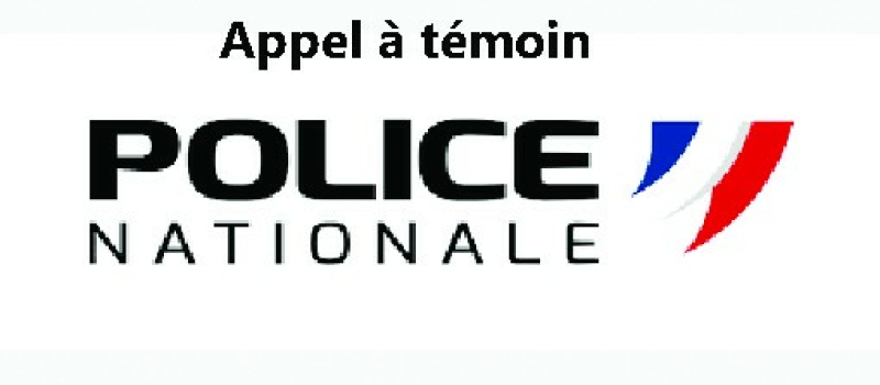 Appel à témoin  de la police d'Auch