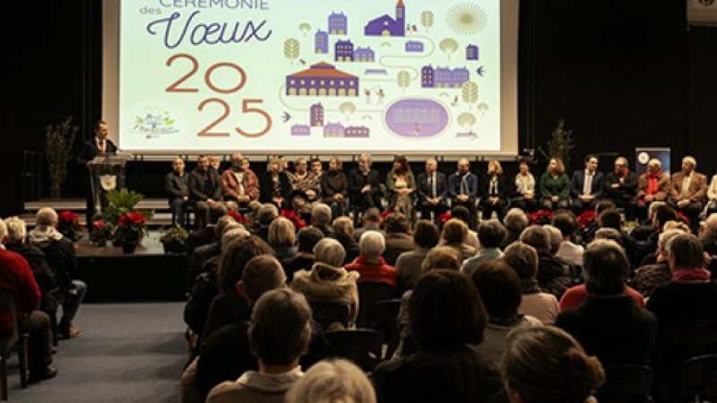 Des projets dévoilés lors des vœux de la municipalité à la population .