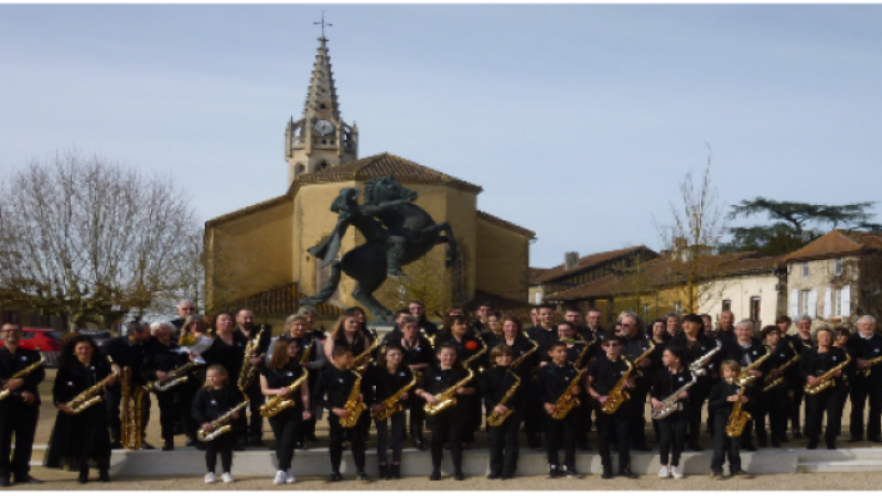 Stage de saxophone : concert de  fin de stage le 1er février
