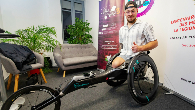 Budget Participatif Gersois : un fauteuil handisport pour Thibault Daurat