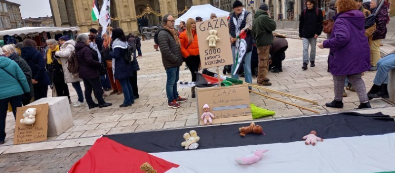L'association France-Palestine se mobilise samedi 25 janvier à la Patte-D'Oie