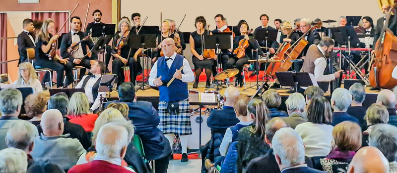 2 heures de bonheur au Houga avec l'Ensemble symphonique de Dax et les Celt'Hickers