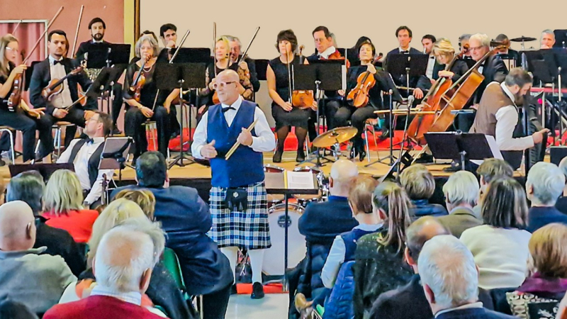 2 heures de bonheur au Houga avec l'Ensemble symphonique de Dax et les Celt'Hickers
