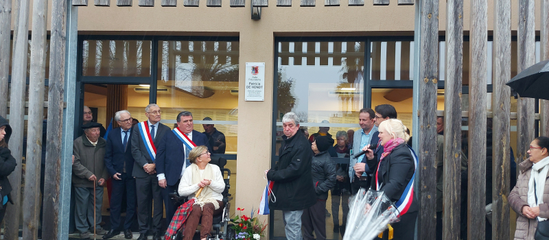 La salle polyvalente porte désormais le nom de Patricia de Hondt