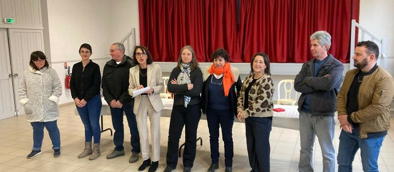 Les voeux de la maire Nadine Arqué :  " une année solidaire, pleine de justice, de toléranceet de paix!»
