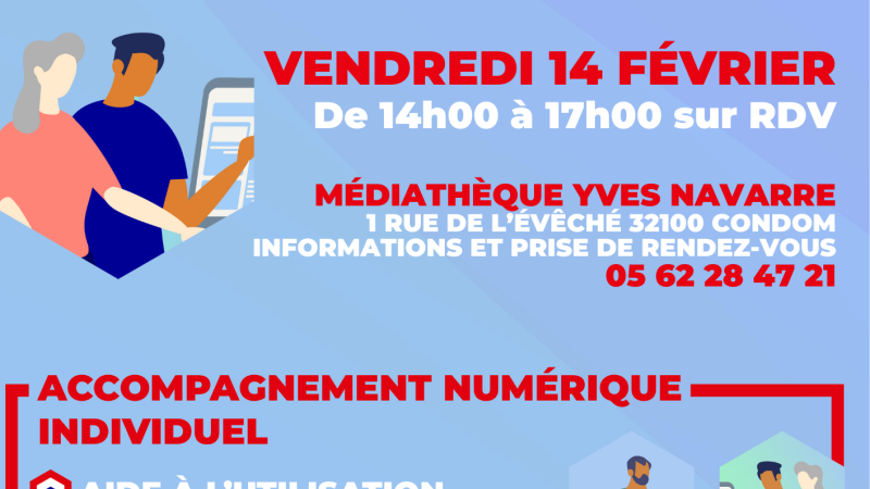 Un conseiller numérique à Condom