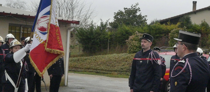 Passation de commandement au CIS Saint-Puy