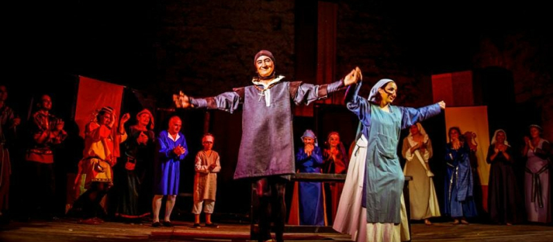 Théâtre médiévale à Termes d'Armagnac