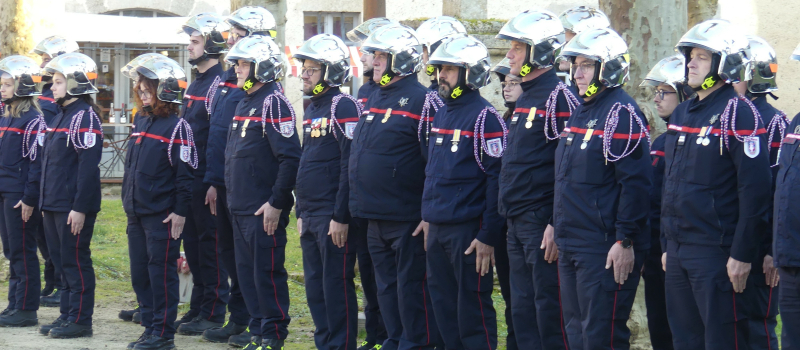 Passation de commandement au CIS de Fourcès