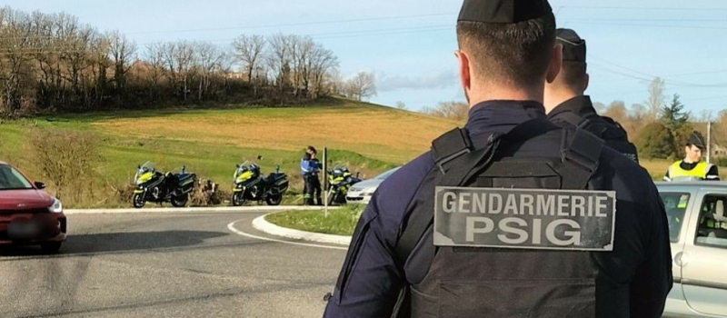 Gendarmerie : opération coordonnée et interpellation