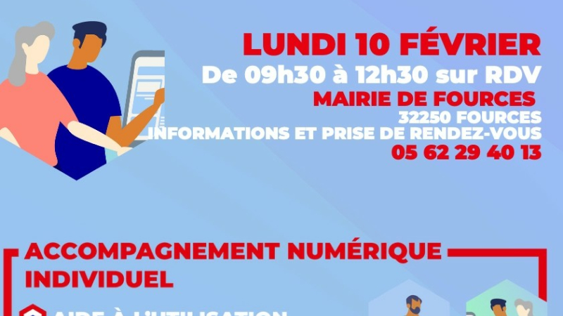 Accompagnement numérique à Fourcès