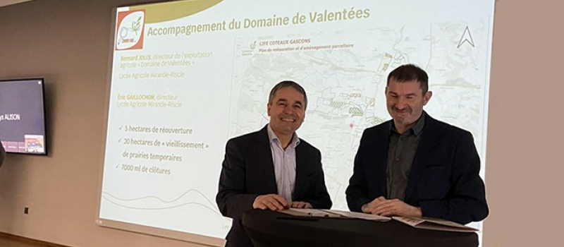 Le LIFE Coteaux Gascons s’engage aux côtés du Lycée Agricole