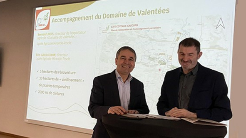 Le LIFE Coteaux Gascons s’engage aux côtés du Lycée Agricole