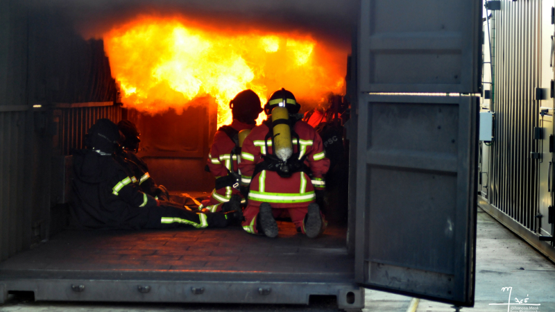 SDIS 32 : le caisson de feu à la radio mercredi