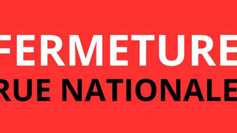 Fermeture de la Rue Nationale pour le Leitoral Trail