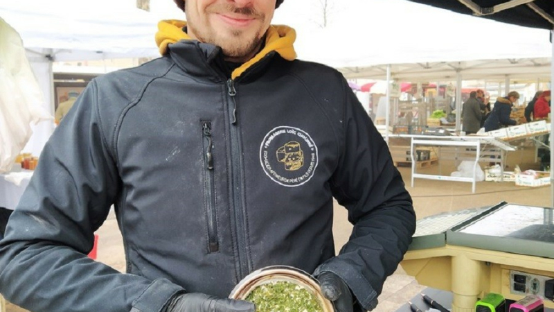 La dernière création du jeune fromager va être jugée au salon de l'Agriculture