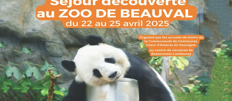 Séjour découverte au ZOO DE BEAUVAL !