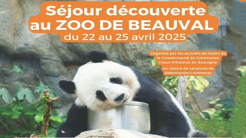 Séjour découverte au ZOO DE BEAUVAL !