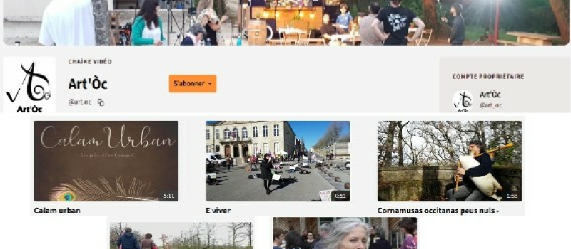 Art'Òc : ua cadena internet dab produccions en occitan