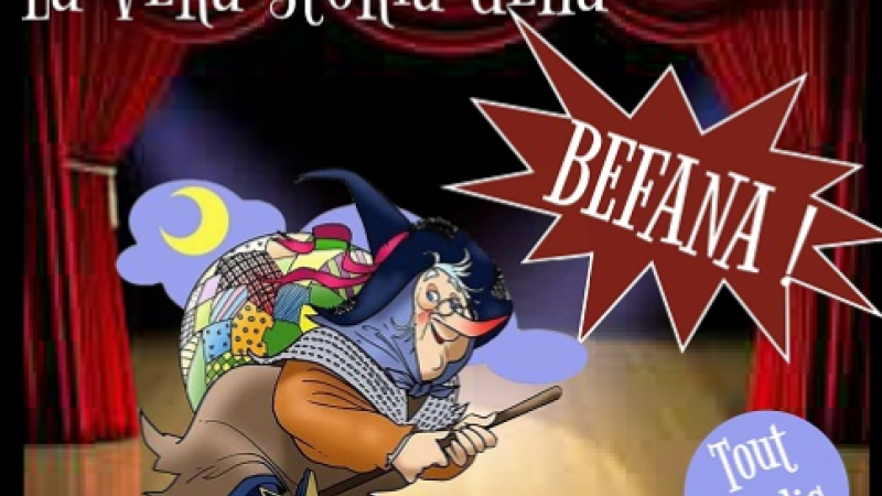 Encore du théâtre à Mauvezin : "La véritable histoire de la Befana" par la Cie des Amis  Italo-Gascons du Gers