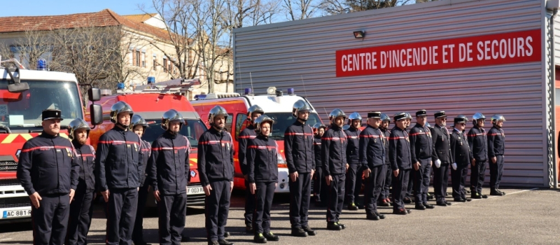 La Sainte Barbe a eu lieu au Centre de Secours à Saint-Clar samedi dernier.