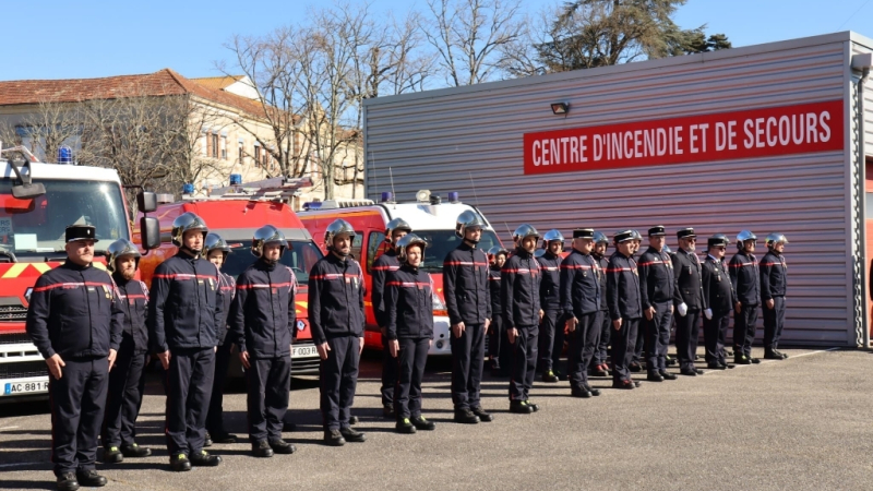 La Sainte Barbe a eu lieu au Centre de Secours à Saint-Clar samedi dernier.
