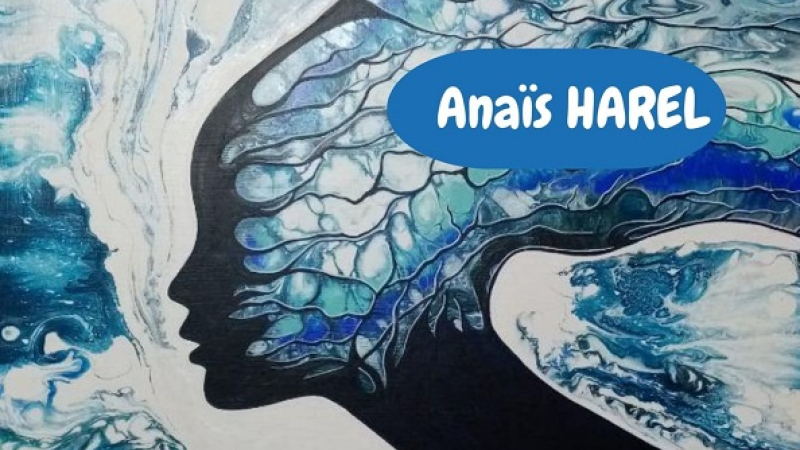 Exposition de toiles avec la technique de "l'Acrylic Pouring" Anaïs HAREL