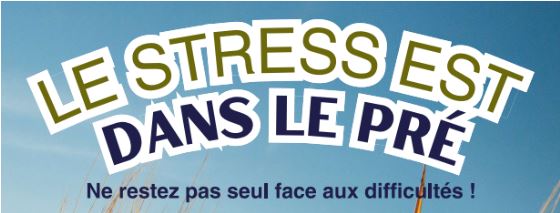 Le stress est dans le pré.
